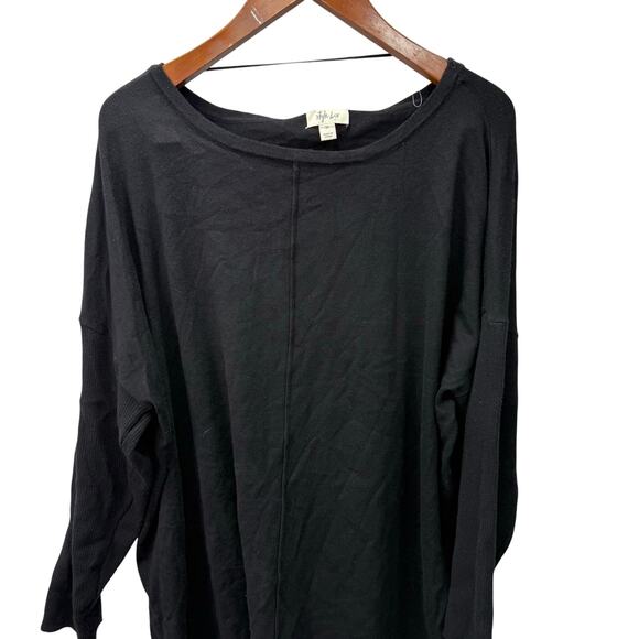 Macy's Style & Co Plus Sweater 3X Thin Knit Boat Neck NEW #G710 - Picture 4 of 6